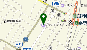 グランドデュークホテル(ビワイチサイクルサポートステーション)(サイクリングステーション)の地図画像