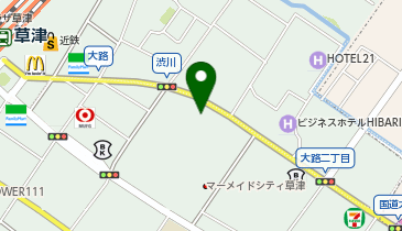フレンドマート草津大路店(ビワイチサイクルサポートステーション)の地図画像