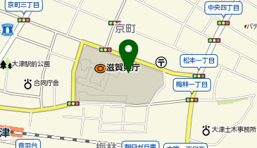 滋賀県庁(ビワイチサイクルサポートステーション)の地図画像