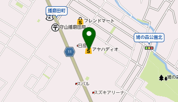 アヤハディオ 守山店(ビワイチサイクルサポートステーション)の地図画像