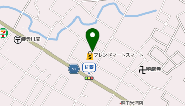 フレンドマートスマート能登川佐野店(ビワイチサイクルサポートステーション)の地図画像