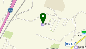 里湯昔話 雄山荘(ビワイチサイクルサポートステーション)の地図画像