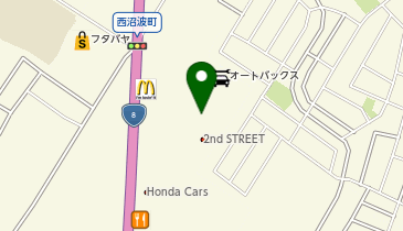 極楽湯彦根店(ビワイチサイクルサポートステーション)の地図画像