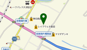 カインズ堅田店(サイクルサポートステーション)の地図画像