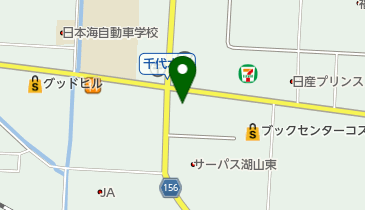 ローソン 鳥取湖山街道店 (サイクルポート)の地図画像