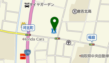 ローソン 倉吉福庭町店 (サイクルポート)の地図画像