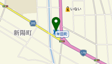 ローソン・ポプラ倉吉米田 (サイクルポート)の地図画像