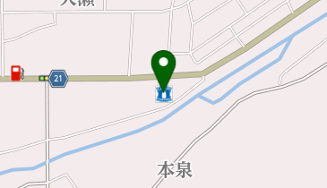 ローソン 三朝温泉店 (サイクルポート)の地図画像