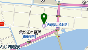 松江ニューアーバンホテル本館・別館 (ご縁サイクルステーション)の地図画像