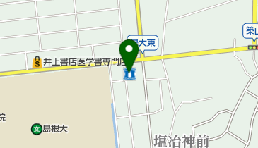 ローソン出雲塩冶神前店 (ご縁サイクルステーション)の地図画像