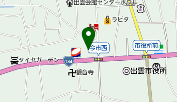 ローソン出雲市役所前店 (ご縁サイクルステーション)の地図画像