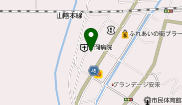 ローソン・ポプラ安来神田店 (ご縁サイクルステーション)の地図画像