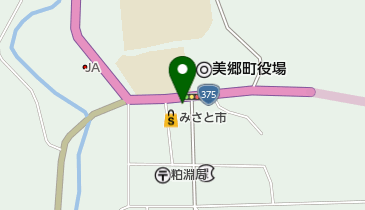 ローソン・ポプラ美郷町粕渕店 (ご縁サイクルステーション)の地図画像