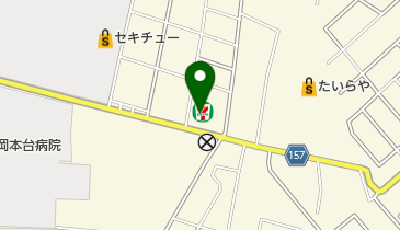 セブンイレブン宇都宮岡本中央店 (自転車の駅)の地図画像