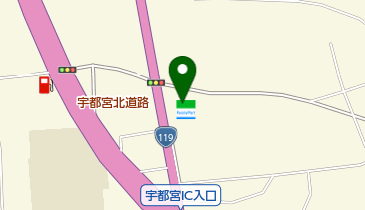 ファミリーマート宇都宮下金井町店 (自転車の駅)の地図画像