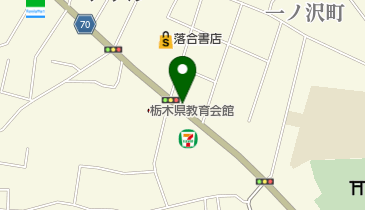 セブンイレブン宇都宮一の沢店(自転車の駅)の地図画像