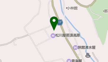 松川屋那須高原ホテル(サイクルピット)の地図画像