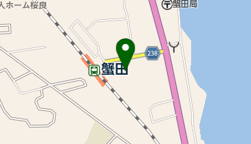 ウェル蟹(ペダルレスト)の地図画像