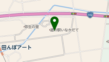 道の駅いなかだて(ペダルレスト)の地図画像