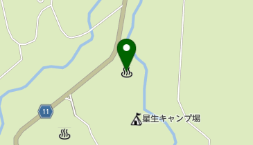 寒の地獄旅館(サイクル・ハブ)の地図画像