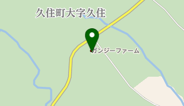 くじゅう高原ガンジー牧場(サイクル・ハブ)の地図画像