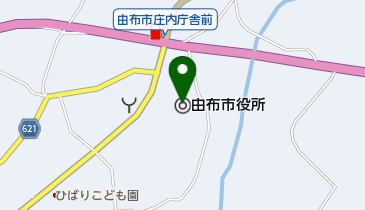 大分県由布市役所 庄内庁舎(サイクル・ハブ)の地図画像