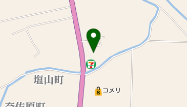 セブンイレブン鹿沼奈佐原店(サイクリングステーション)の地図画像