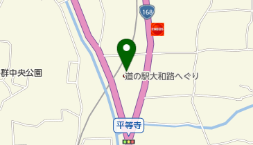 道の駅 大和路へぐり くまがしステーション とれたて市(ならクル)の地図画像