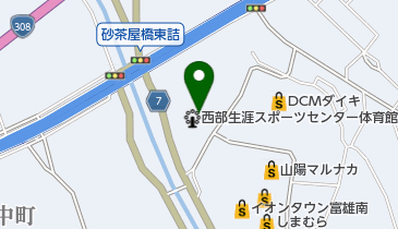 奈良市西部生涯スポーツセンター(ならクル)の地図画像