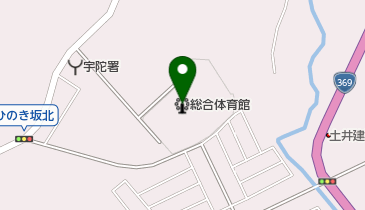 宇陀市総合体育館(ならクル)の地図画像