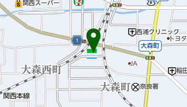 ファミリーマート 奈良大森町店(ならクル)の地図画像