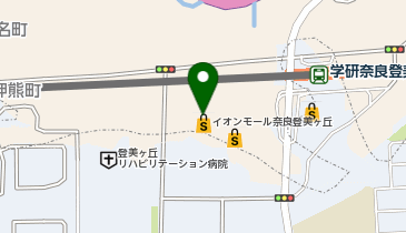 イオンバイク登美ヶ丘店(ならクル)の地図画像