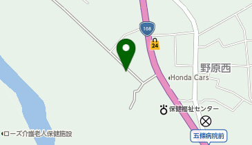 五條市観光交流センター(ならクル)の地図画像