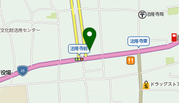 一般財団法人 斑鳩町観光協会 法隆寺iセンター(ならクル)の地図画像