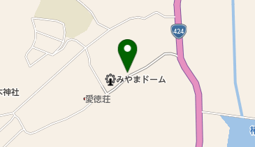 道のほっとステーションみやまの里(サイクルステーション)の地図画像