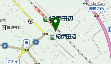 田辺市観光センター(サイクルステーション)の地図画像