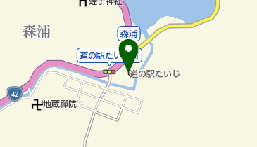 道の駅 たいじ(サイクルステーション)の地図画像