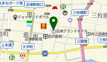 沼津グランドホテル (バイシクルピット)の地図画像