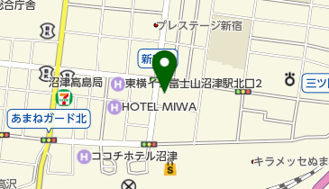 静鉄ホテルプレジオ沼津 (バイシクルピット)の地図画像