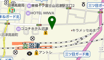 ダイワロイネットホテルぬまづ (バイシクルピット)の地図画像