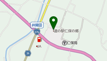 道の駅 仁保の郷(サイクルエイド)の地図画像