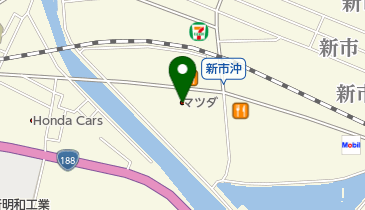 山口マツダ株式会社 柳井店(サイクルエイド)の地図画像