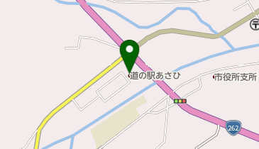 道の駅 あさひ(サイクルエイド)の地図画像