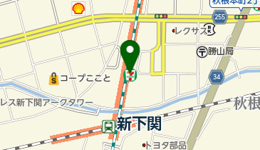 新下関駅(サイクルエイド)の地図画像