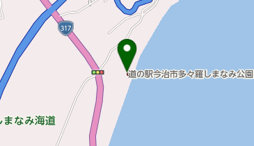 道の駅 多々羅しまなみ公園(サイクルオアシス)の地図画像