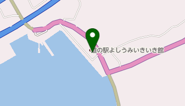 道の駅 よしうみいきいき館(サイクルオアシス)の地図画像