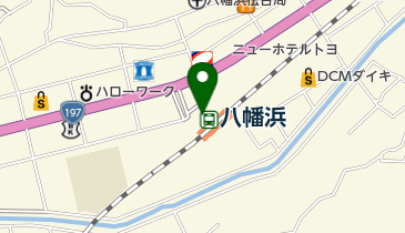 駅なか浜っ子産直市(サイクルオアシス)の地図画像