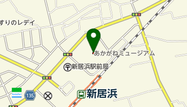 あかがねミュージアム(サイクルオアシス)の地図画像