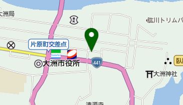 大洲まちの駅 あさもや(サイクルオアシス)の地図画像