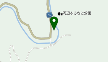 河辺ふるさとの宿(サイクルオアシス)の地図画像